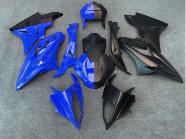 2009-2014 Alien Blue and White S1000RR Motorcycle Fairings