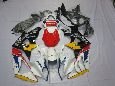2009-2014 Alien Blue and White S1000RR Motorcycle Fairings