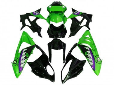2009-2014 Alien Blue and White S1000RR Motorcycle Fairings