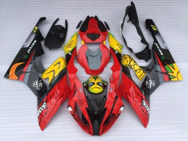 2009-2014 Alien Blue and White S1000RR Motorcycle Fairings
