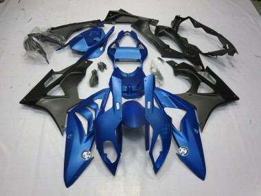2009-2014 Alien Blue and White S1000RR Motorcycle Fairings