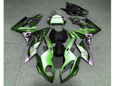 2009-2014 Alien Blue and White S1000RR Motorcycle Fairings