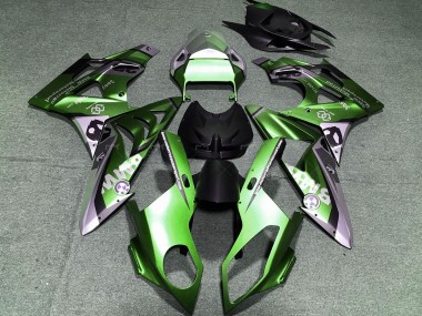 2009-2014 Alien Blue and White S1000RR Motorcycle Fairings