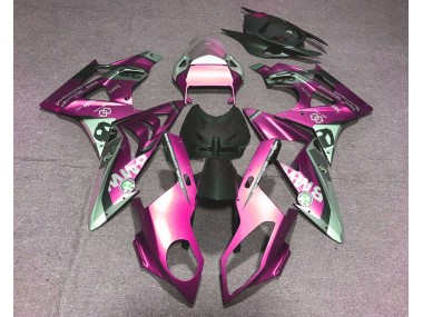2009-2014 Alien Blue and White S1000RR Motorcycle Fairings