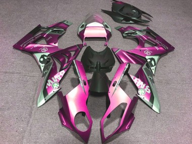 2009-2014 Alien Blue and White S1000RR Motorcycle Fairings
