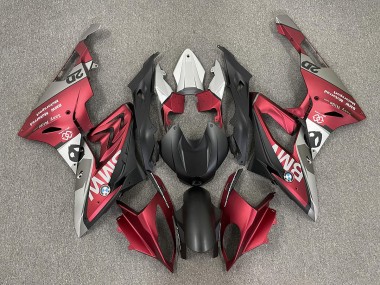 2009-2014 Alien Blue and White S1000RR Motorcycle Fairings