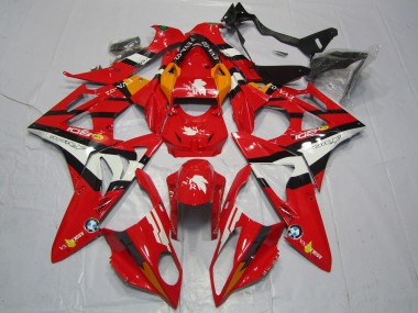 2009-2014 Alien Blue and White S1000RR Motorcycle Fairings