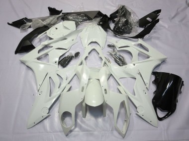 2009-2014 Alien Blue and White S1000RR Motorcycle Fairings