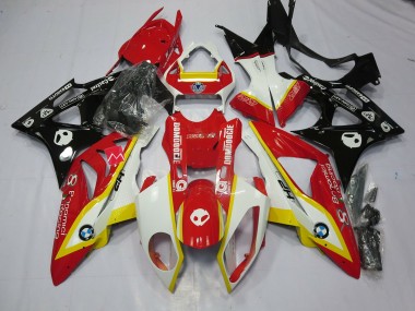 2009-2014 Alien Blue and White S1000RR Motorcycle Fairings