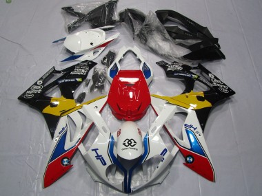 2009-2014 Alien Blue and White S1000RR Motorcycle Fairings