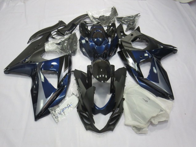 2009-2016 Blue Silver and Black GSXR 1000 Motorcycle Fairings
