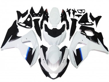 2009-2016 Gloss White and BlackGSXR 1000 Motorcycle Fairings
