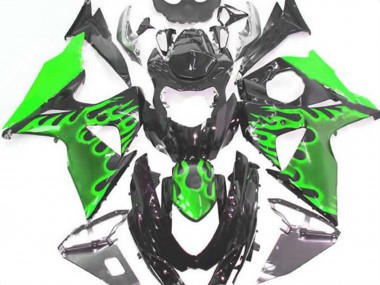 2009-2016 Green Flame GSXR 1000 Motorcycle Fairings