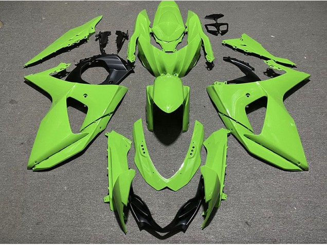 2009-2016 High Gloss Green GSXR 1000 Motorcycle Fairings