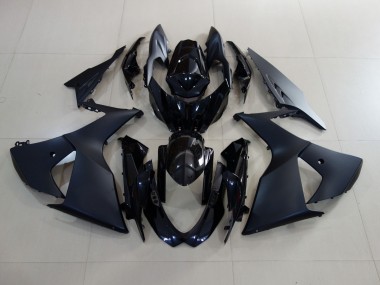 2009-2016 Matte Black and Gloss Black GSXR 1000 Motorcycle Fairings