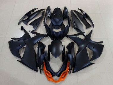 2009-2016 Matte and Orange GSXR 1000 Motorcycle Fairings