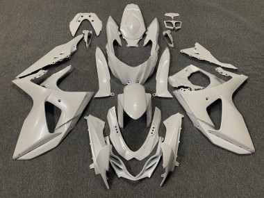 2009-2016 Plain Gloss White GSXR 1000 Motorcycle Fairings