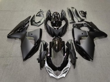2009-2016 Plain Matte and Gloss Black GSXR 1000 Motorcycle Fairings
