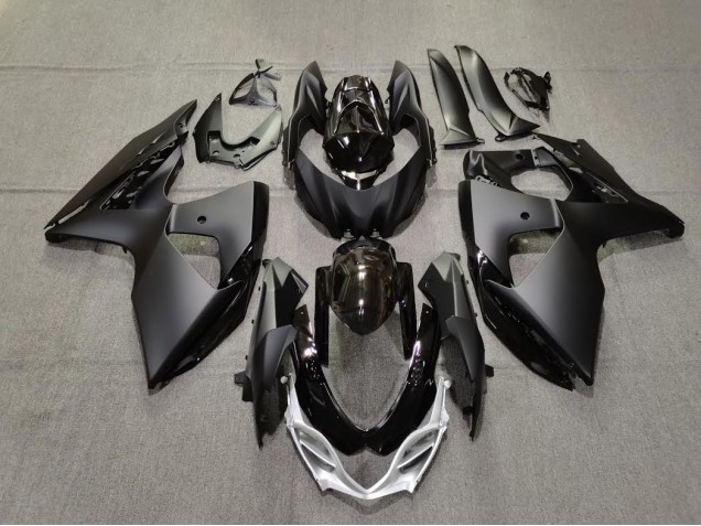 2009-2016 Plain Matte and Gloss Black GSXR 1000 Motorcycle Fairings