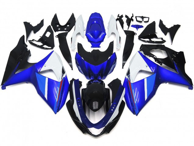 2009-2016 Solid Gloss Black Blue White GSXR 1000 Motorcycle Fairings