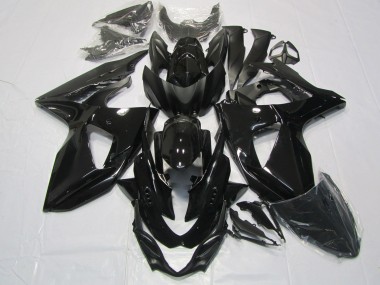 2009-2016 White Black and Blue GSXR 1000 Motorcycle Fairings