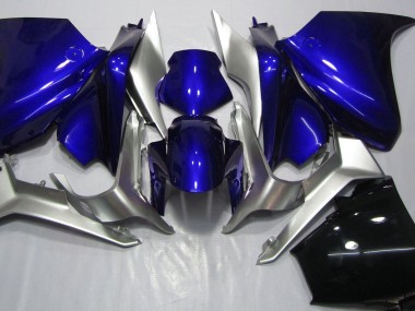 2010-2013 Deep Blue and Silver VFR1200 Motorcycle Fairings