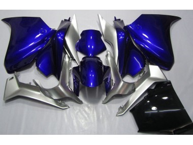 2010-2013 Deep Blue and Silver VFR1200 Motorcycle Fairings