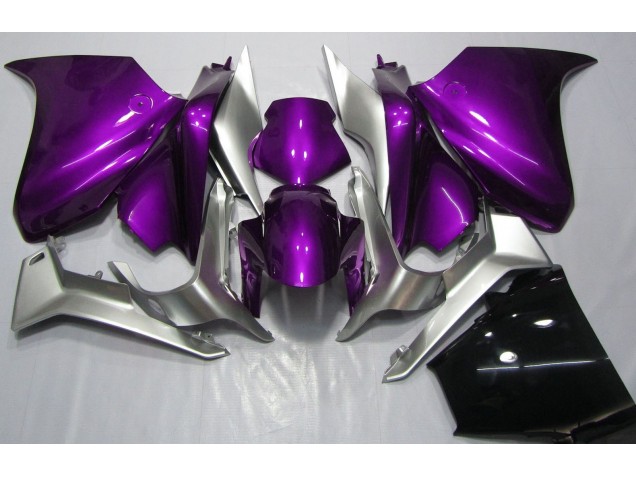 2010-2013 Deep Purple and Silver VFR1200 Motorcycle Fairings