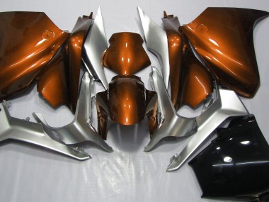 2010-2013 Orange and Silver VFR1200 Motorcycle Fairings
