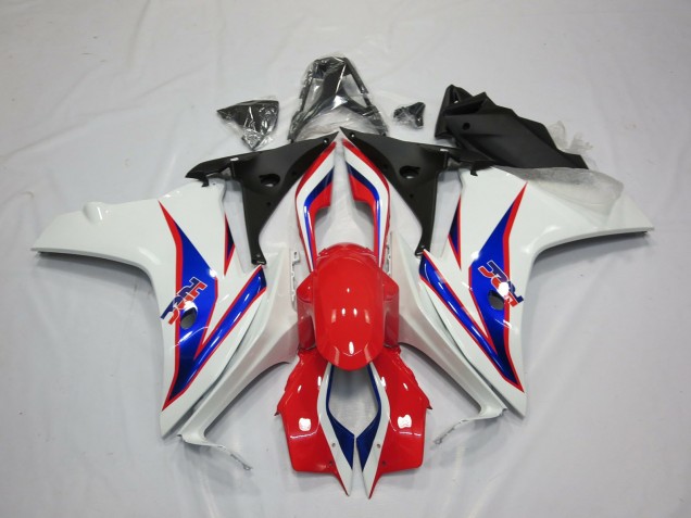 2011-2012 Blue White Red HRC CBR600F Motorcycle Fairings