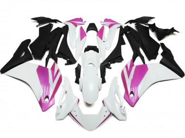 2011-2014 Pink and White Gloss CBR250RR Motorcycle Fairings