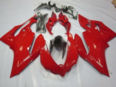 2011-2014 Plain Gloss Red Ducati 1199 Motorcycle Fairings