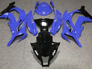 2011-2015 Gloss Blue & Logos ZX10R Motorcycle Fairings