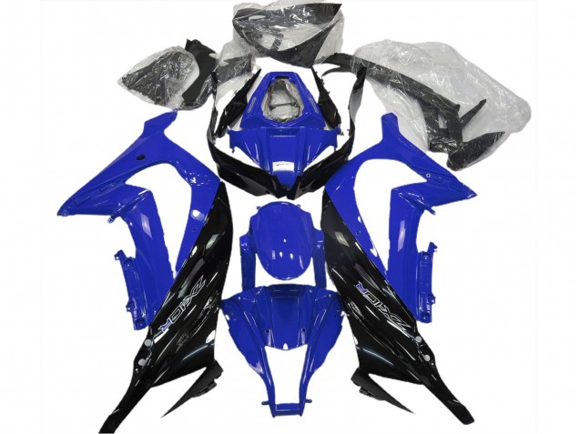2011-2015 Gloss Blue and Black ZX10R Motorcycle Fairings