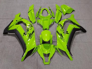 2011-2015 Gloss Green & Black ZX10R Motorcycle Fairings