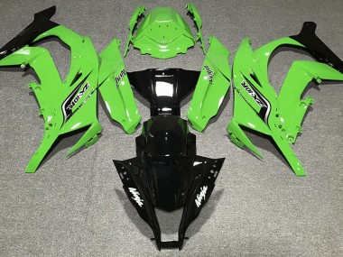 2011-2015 Gloss Green & Logos ZX10R Motorcycle Fairings