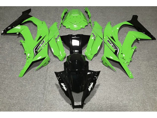 2011-2015 Gloss Green & Logos ZX10R Motorcycle Fairings