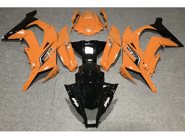2011-2015 Gloss Orange & Logos ZX10R Motorcycle Fairings