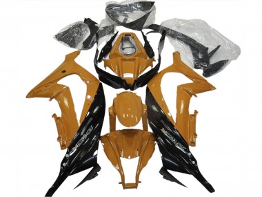 2011-2015 Gloss Orange and Black ZX10R Motorcycle Fairings