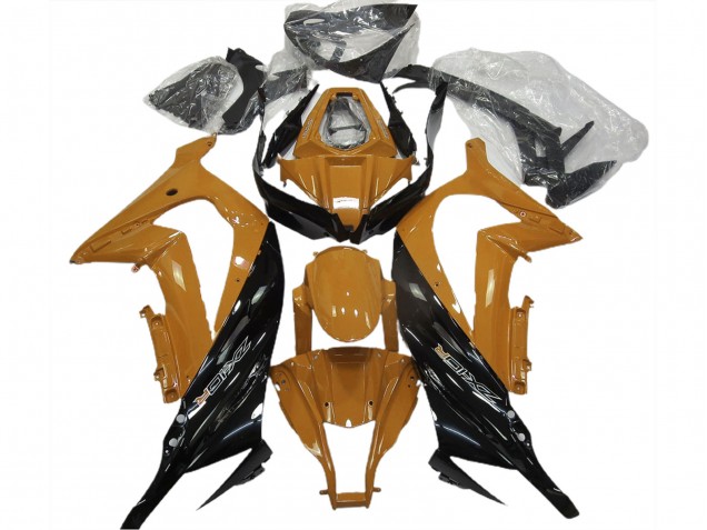 2011-2015 Gloss Orange and Black ZX10R Motorcycle Fairings