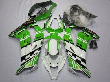 2011-2015 Green White Black ZX10R Motorcycle Fairings
