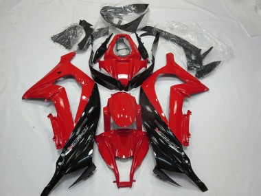 2011-2015 Red Black Gloss ZX10R Motorcycle Fairings
