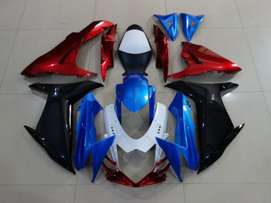 2011-2024 Blue / Black / Red GSXR 600-750 Motorcycle Fairings