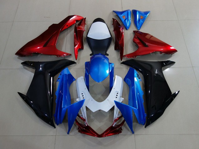 2011-2024 Blue / Black / Red GSXR 600-750 Motorcycle Fairings