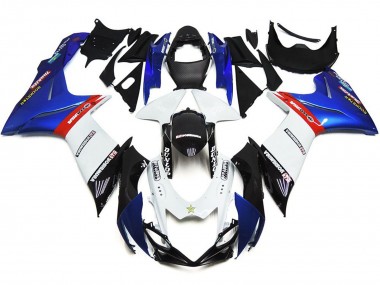 2011-2024 Custom Logos with Blue and Red GSXR 600-750 Motorcycle Fairings
