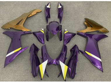 2011-2024 Gloss Purple and Gold GSXR 600-750 Motorcycle Fairings