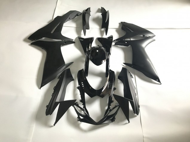2011-2024 Gloss and Matte Black GSXR 600-750 Motorcycle Fairings