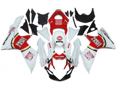 2011-2024 Lucky Strike with Gold Circle GSXR 600-750 Motorcycle Fairings