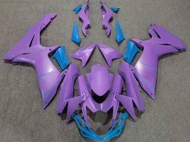 2011-2024 Matte Purple & Blue GSXR 600-750 Motorcycle Fairings