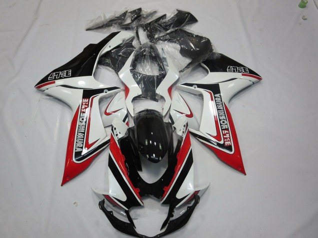 2011-2024 Red White and Black GSXR 600-750 Motorcycle Fairings